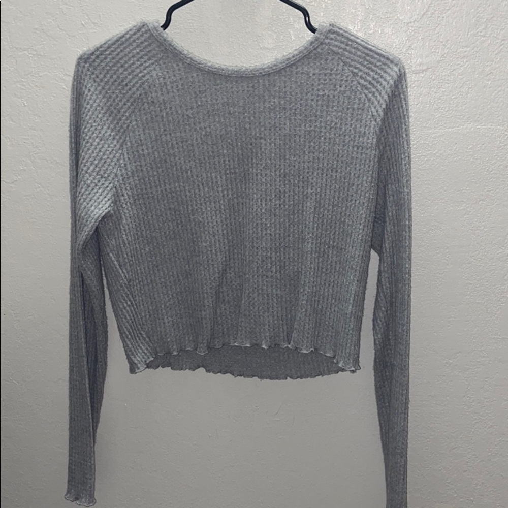Waffle Knit Long Sleeve Top LA HEART BY PACSUN